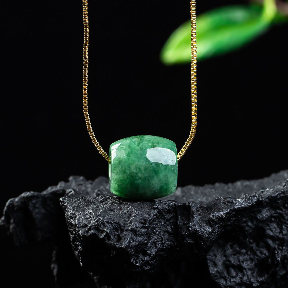 Beading - Natural Real Jade Bead Pendant Myanmar