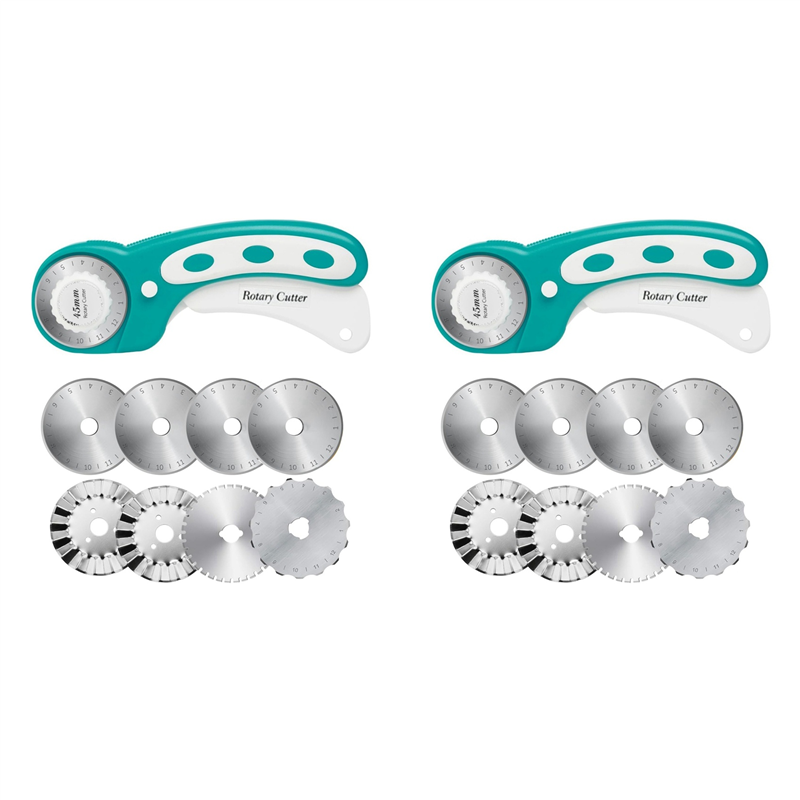 【TODAY-ONLY!】2Pcs 45Mm Rotary  - Rotary Cutter For Fabric 45Mm recension och pris
