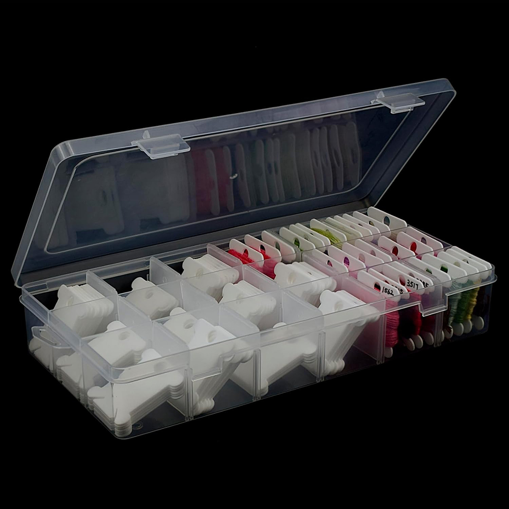 Embroidery Floss Organizer 18  - Cotton Embroidery Thread Skeins recension och pris