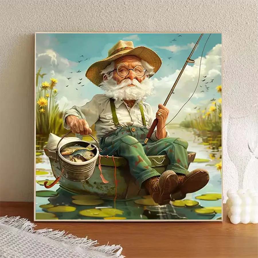 1 piece of 5D DIY flocking clo - 5D Diamond Painting Kit Full Drill recension och pris