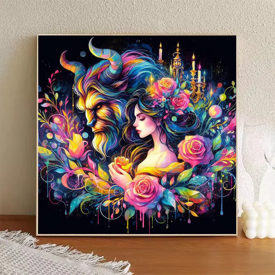 1 piece - Potdemiel-5D-DIY - F - 5D Diamond Painting Kit Full Drill recension och pris