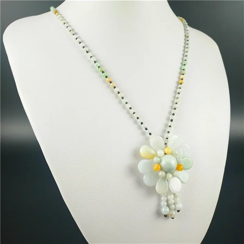 Certified Burmese Jade Sunflow - Beading recension och pris