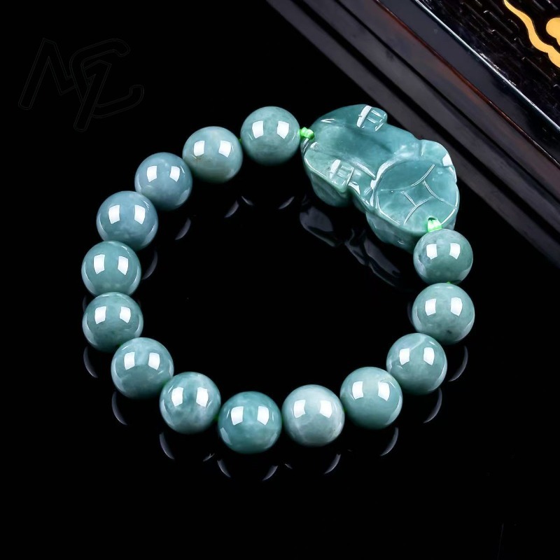 Natural Real Emerald Blue Wate - Beading recension och pris