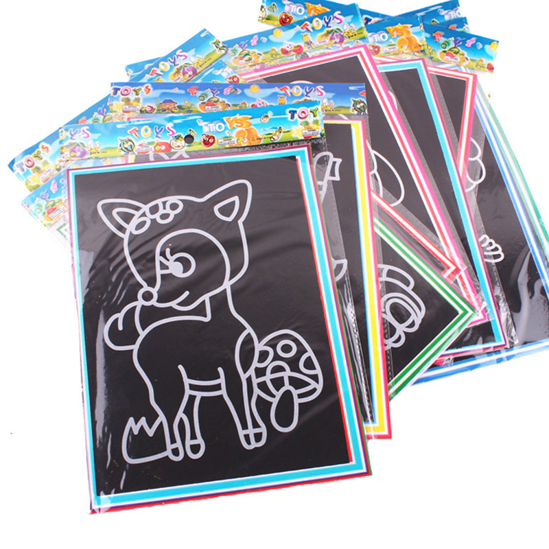 10Sheets Scratching Painting P - Painting Supplies recension och pris