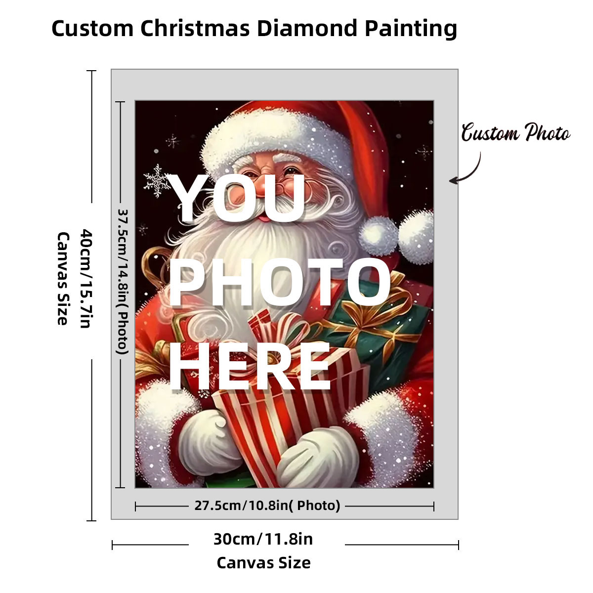 Personalized Custom Photo Diam - 5D Diamond Painting Kit Full Drill recension och pris