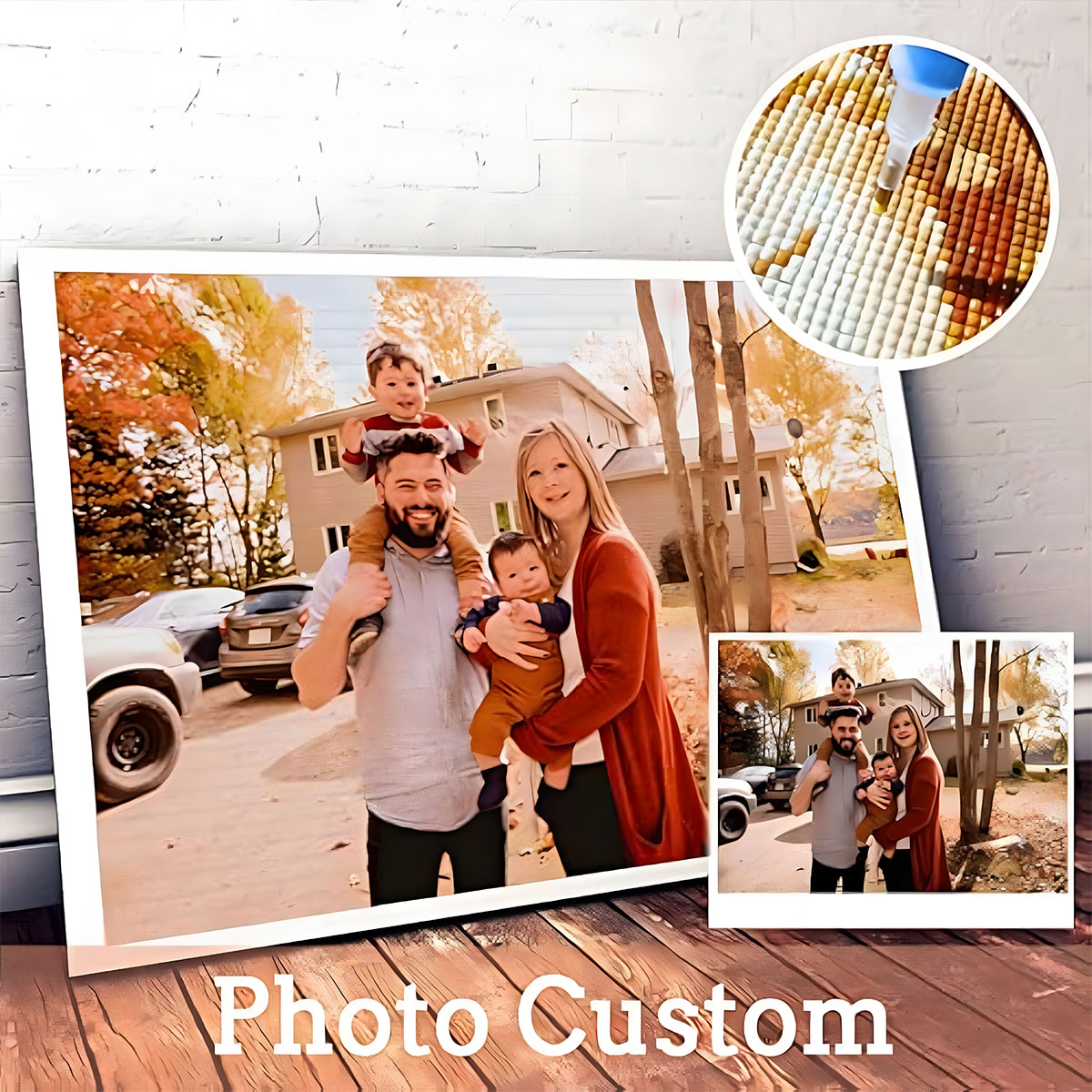 Personalized Custom Photo Diam - 5D Diamond Painting Kit Full Drill recension och pris