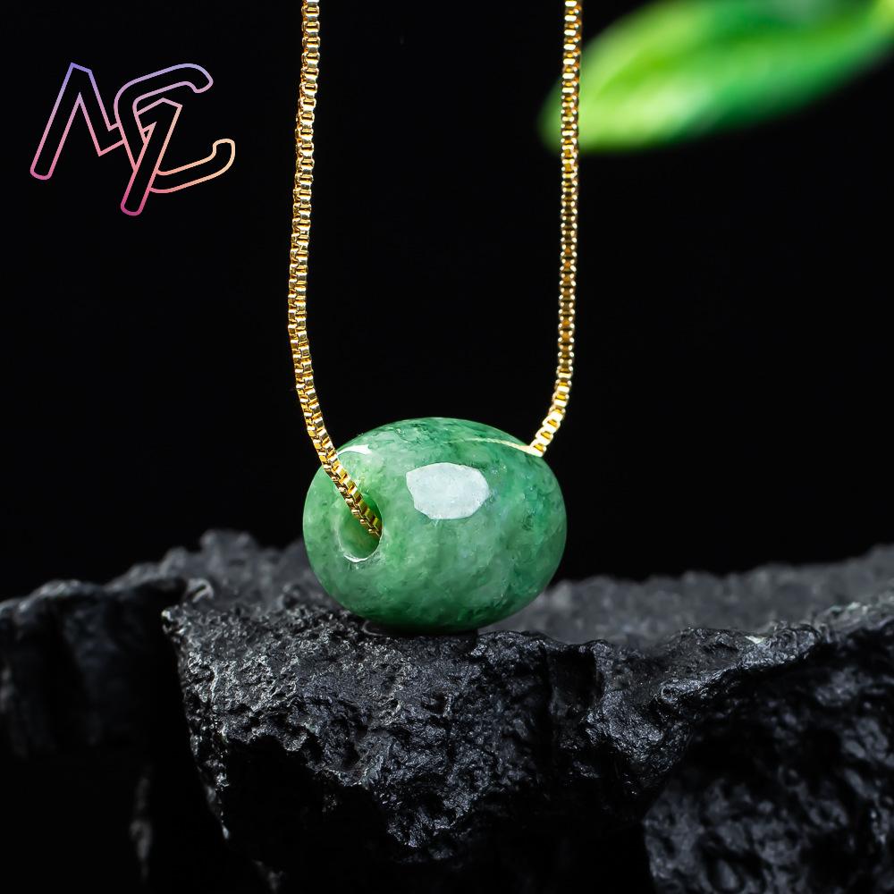 Natural Real Jade Bead Pendant - Beading recension och pris