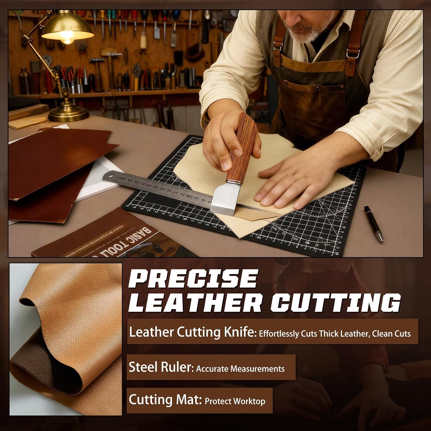 Leather Working Kit, Leather W - Sewing recension och pris