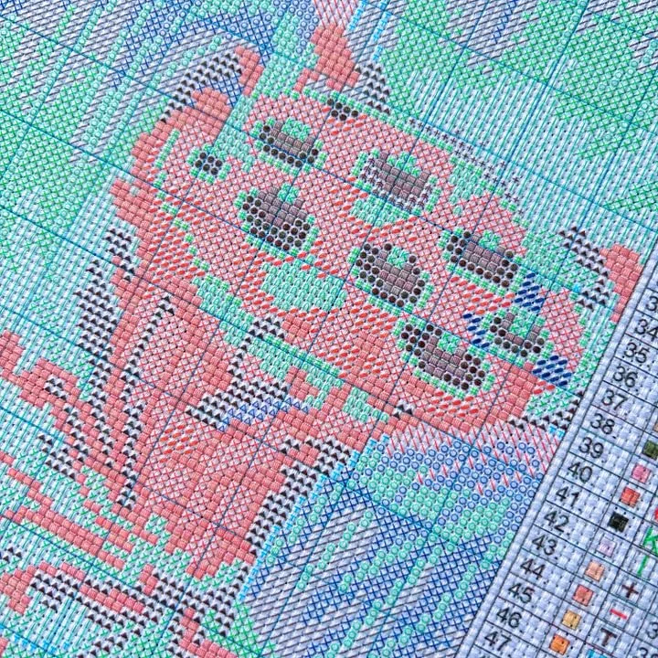 [[CC5130-66 Route Christmas Re - Cross Stitch Stamped Kits Beginners recension och pris