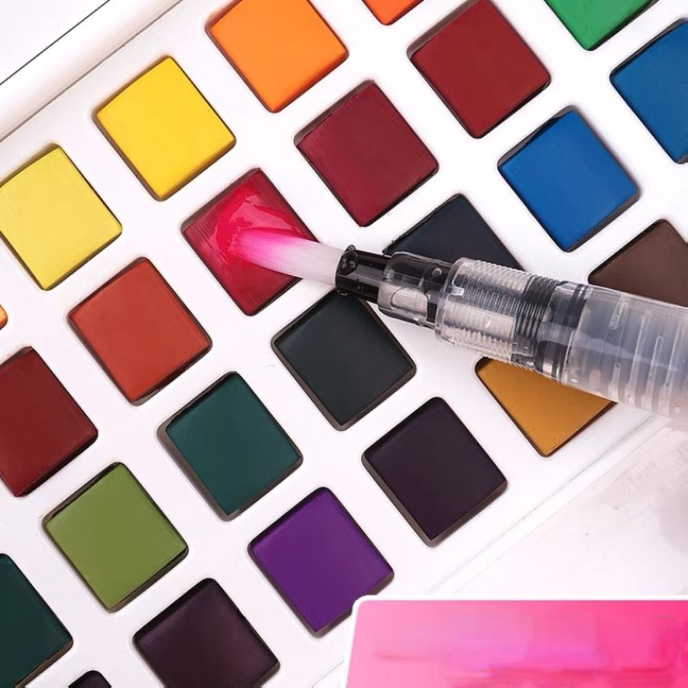 Folding Watercolor Paint Set w - Watercolor Paint Set Solid Pigment recension och pris